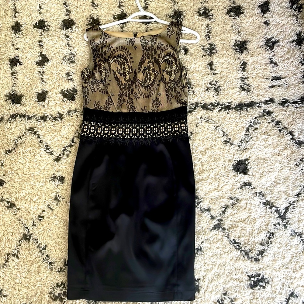 Stunning Lace and Satin Cocktail Dress